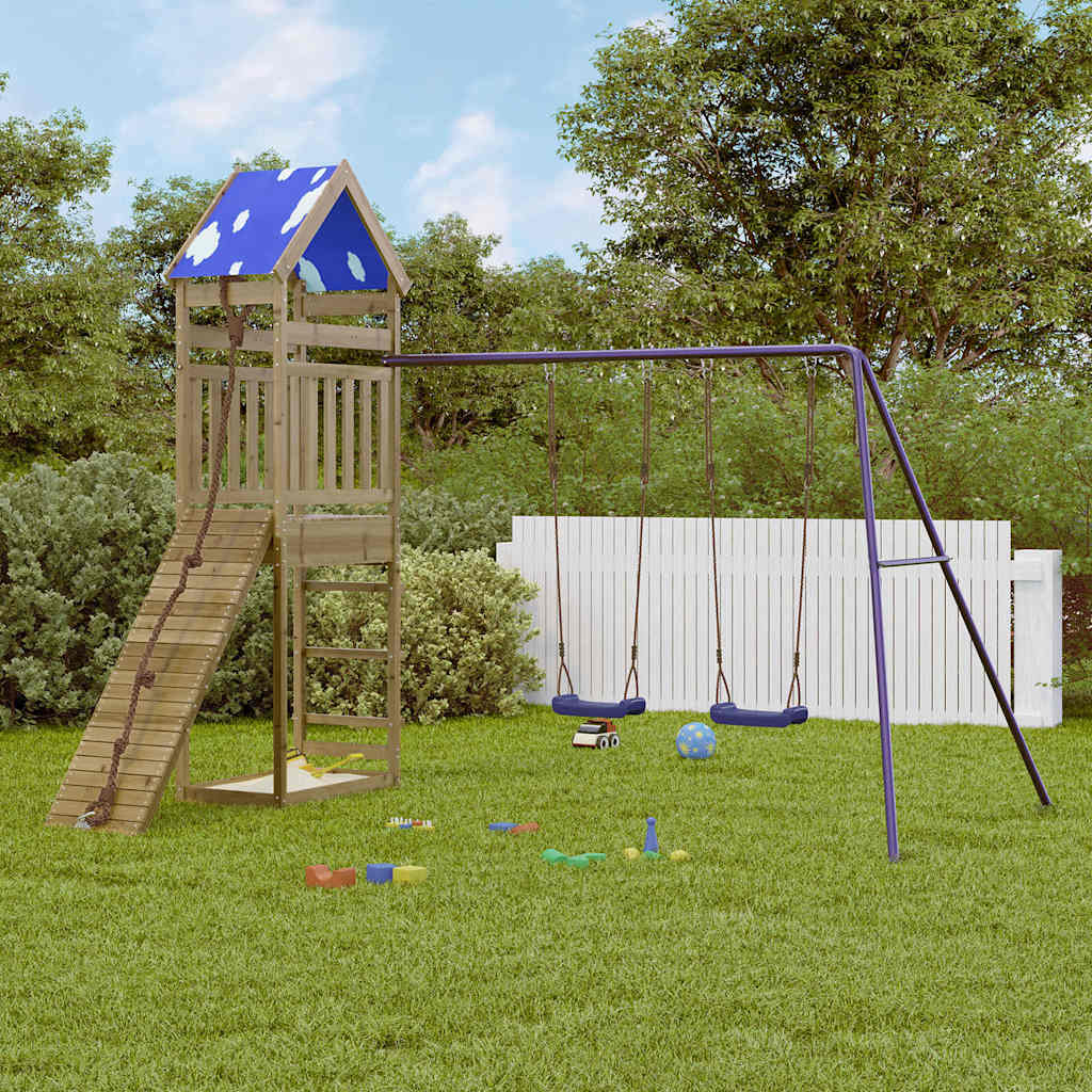 VidaXL Playhouse bois de pin imprégné