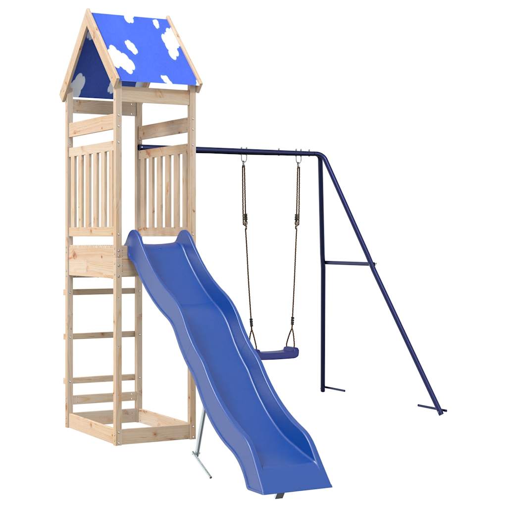 VidaXL Playhouse en bois de pin massif