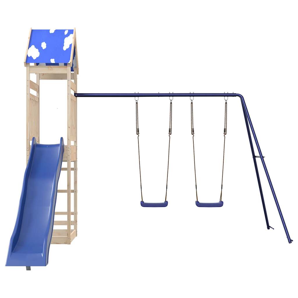 VidaXL Playhouse en bois de pin massif