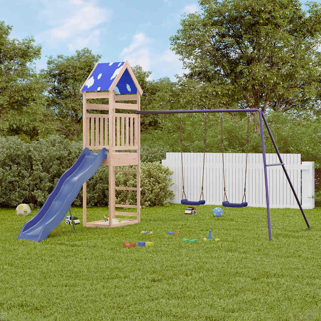 VidaXL Playhouse en bois de pin massif