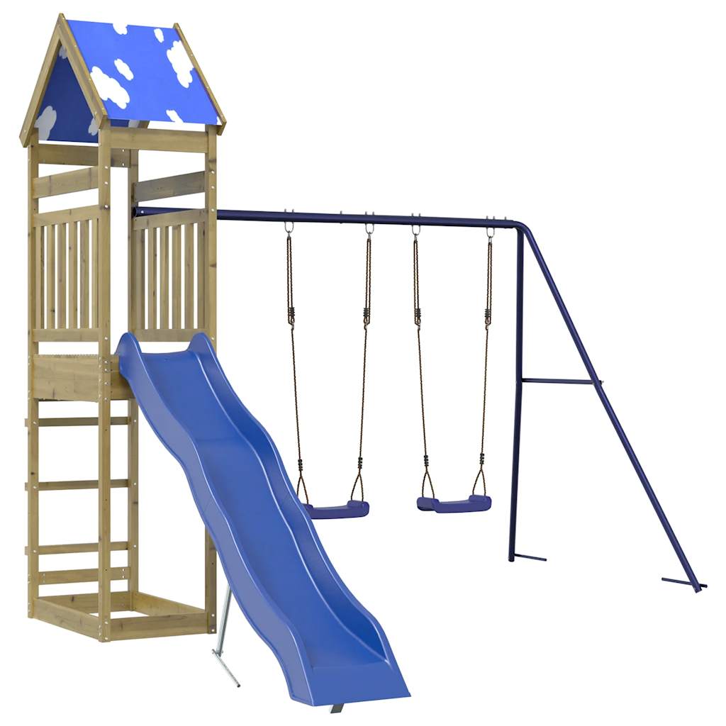 VidaXL Playhouse bois de pin imprégné