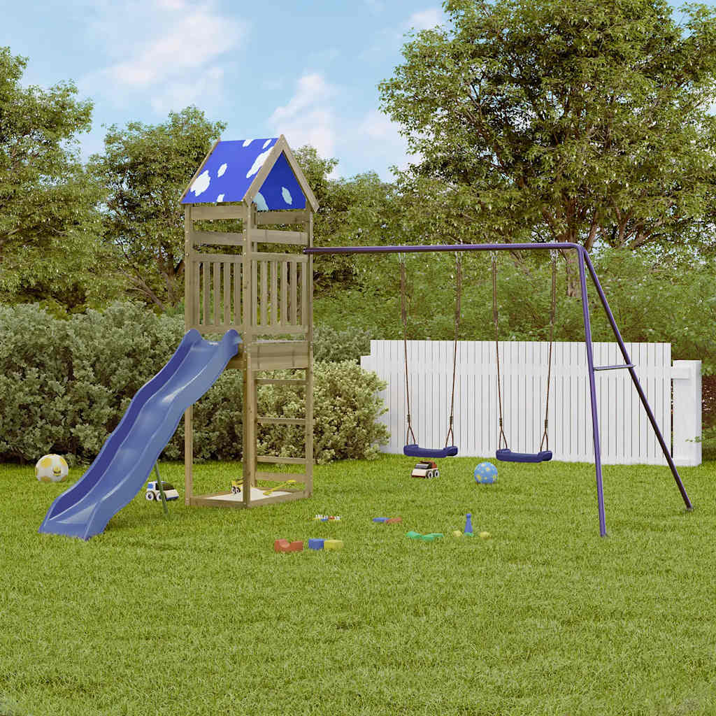 VidaXL Playhouse bois de pin imprégné