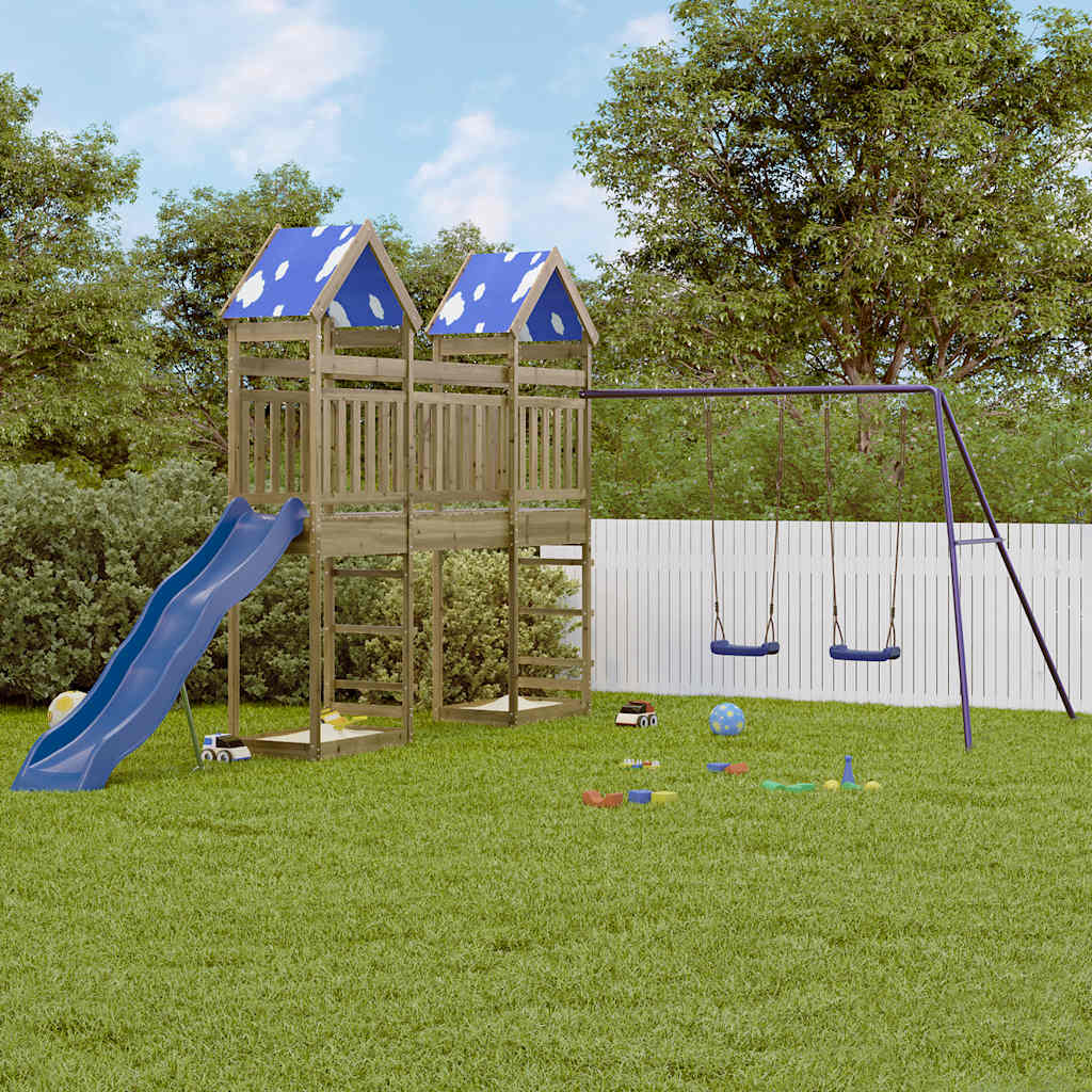 VidaXL Playhouse bois de pin imprégné