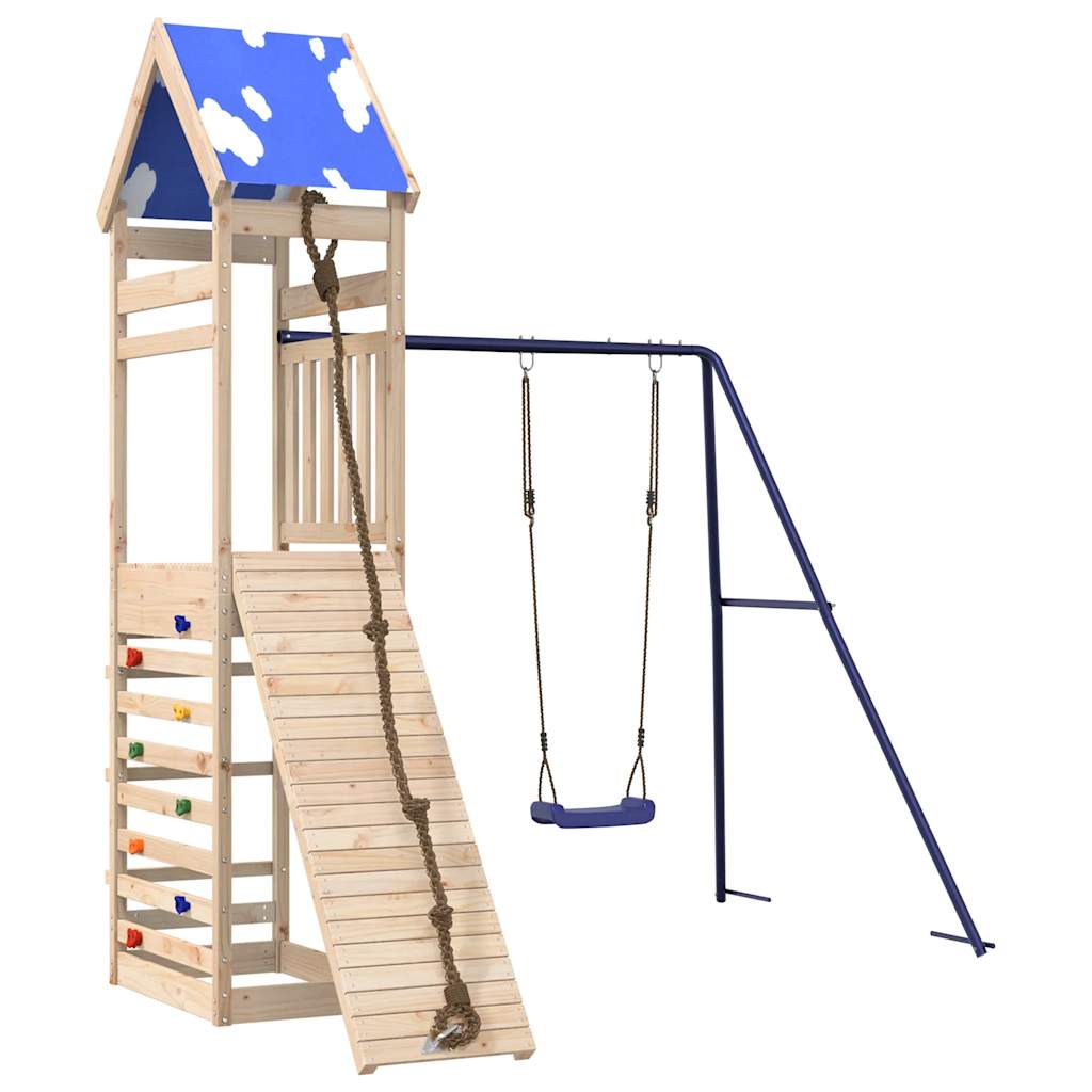VidaXL Playhouse en bois de pin massif