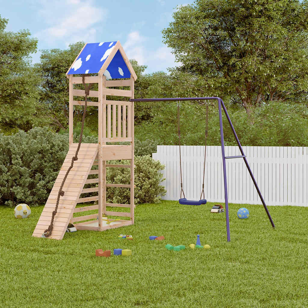 VidaXL Playhouse en bois de pin massif