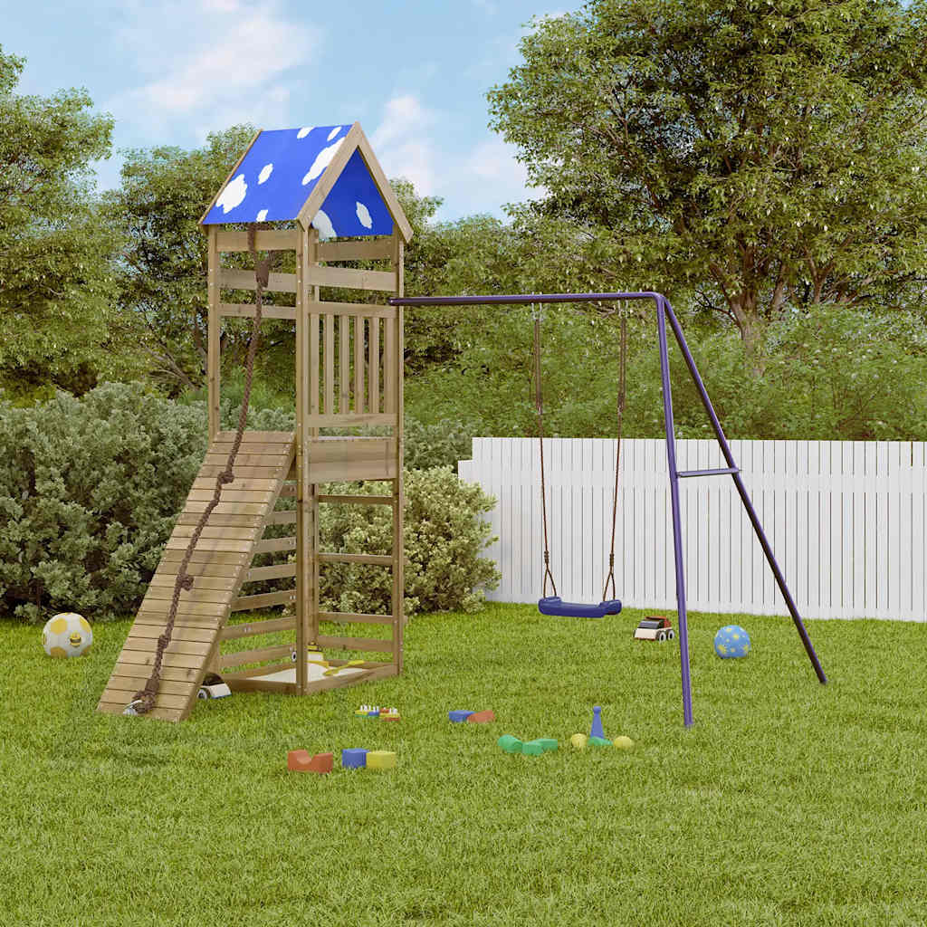 VidaXL Playhouse bois de pin imprégné