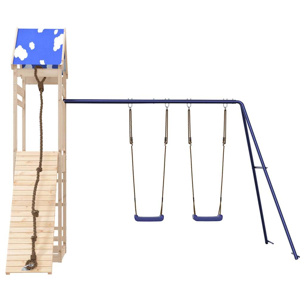 VidaXL Playhouse en bois de pin massif