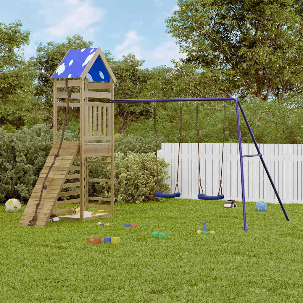 VidaXL Playhouse bois de pin imprégné