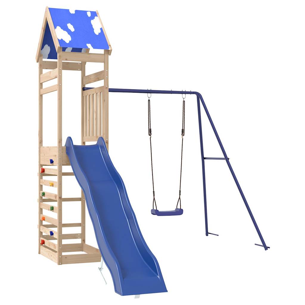 VidaXL Playhouse en bois de pin massif