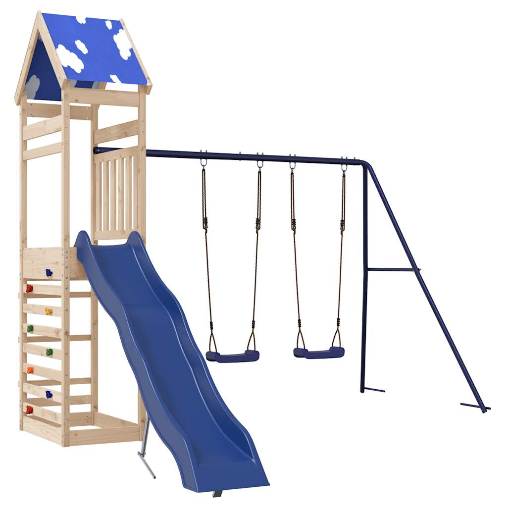 VidaXL Playhouse en bois de pin massif