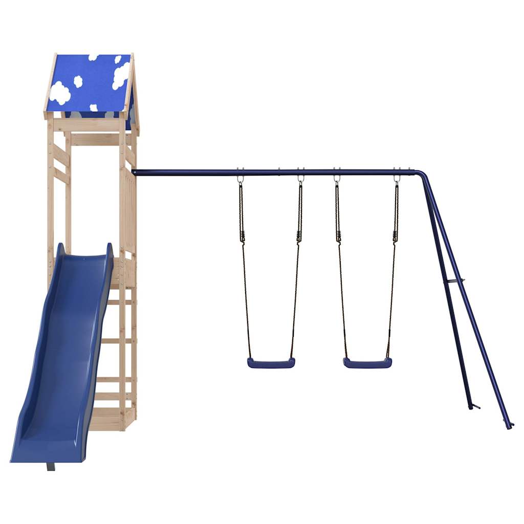 VidaXL Playhouse en bois de pin massif
