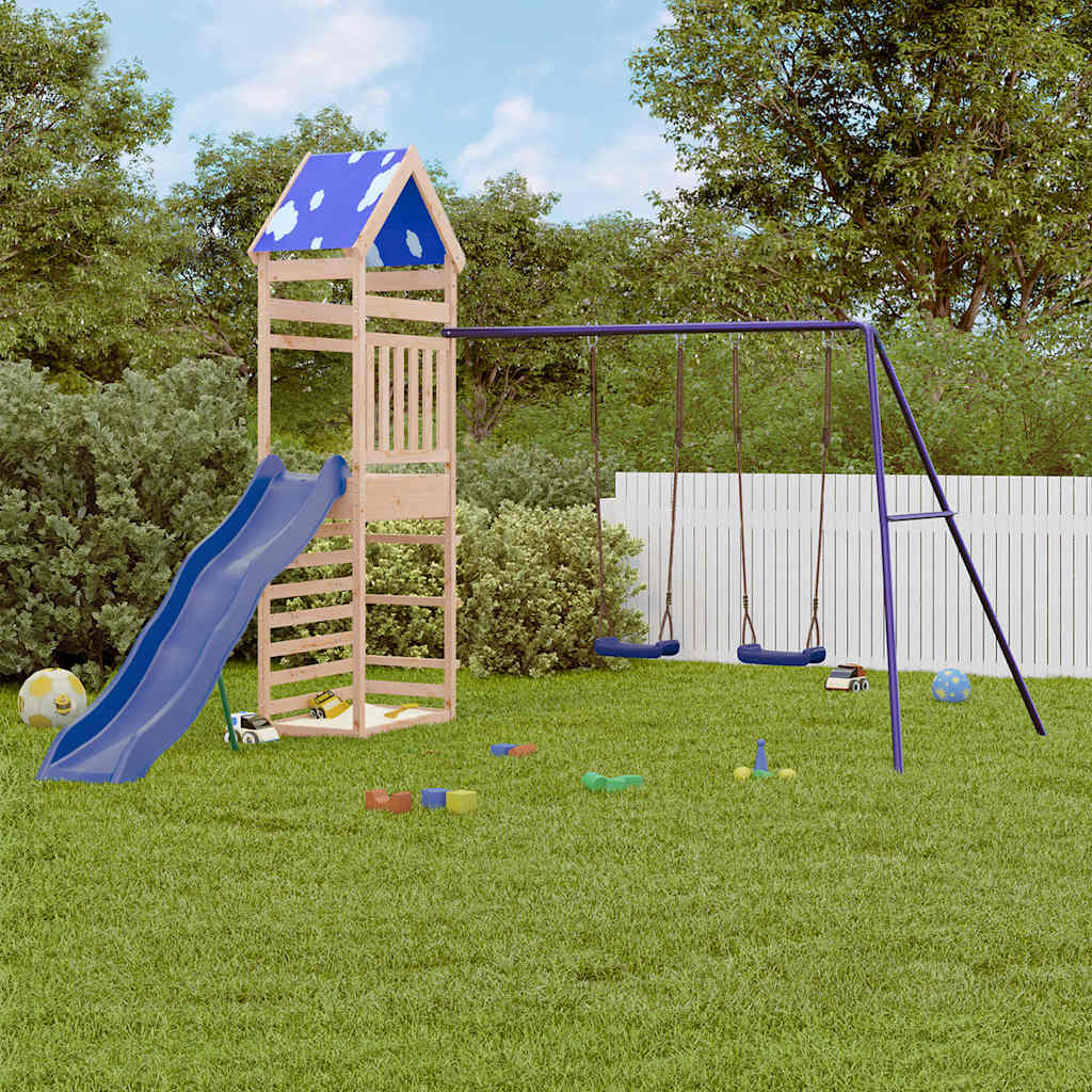 VidaXL Playhouse en bois de pin massif