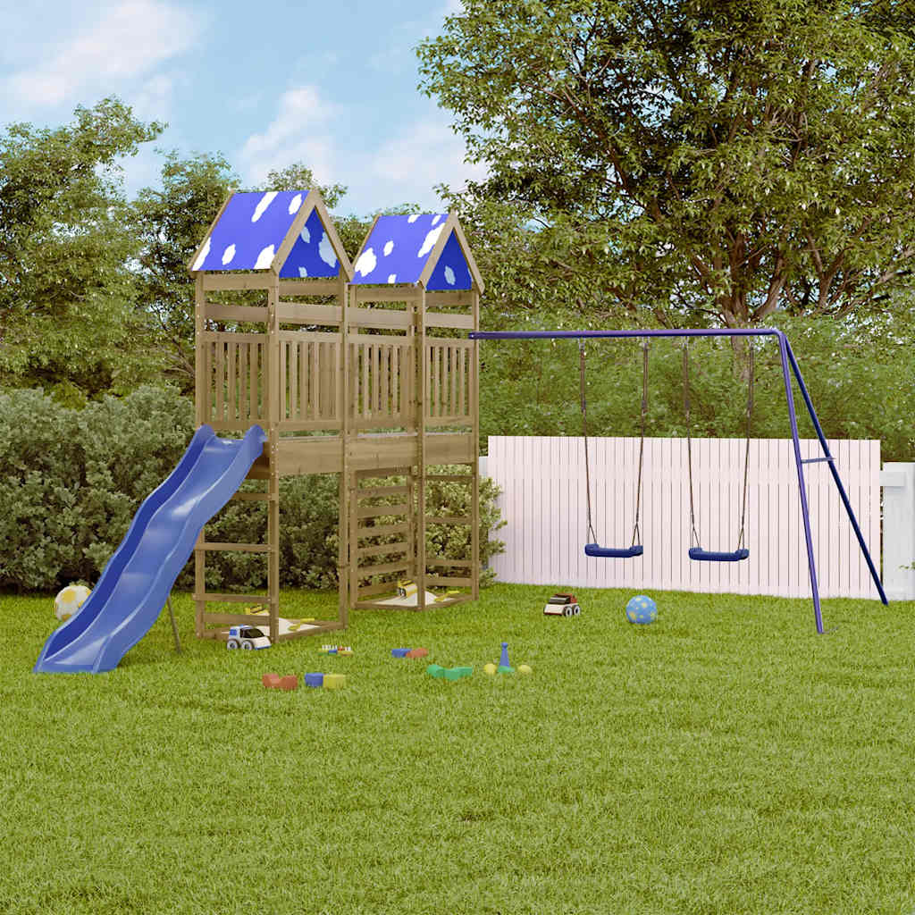 VidaXL Playhouse bois de pin imprégné