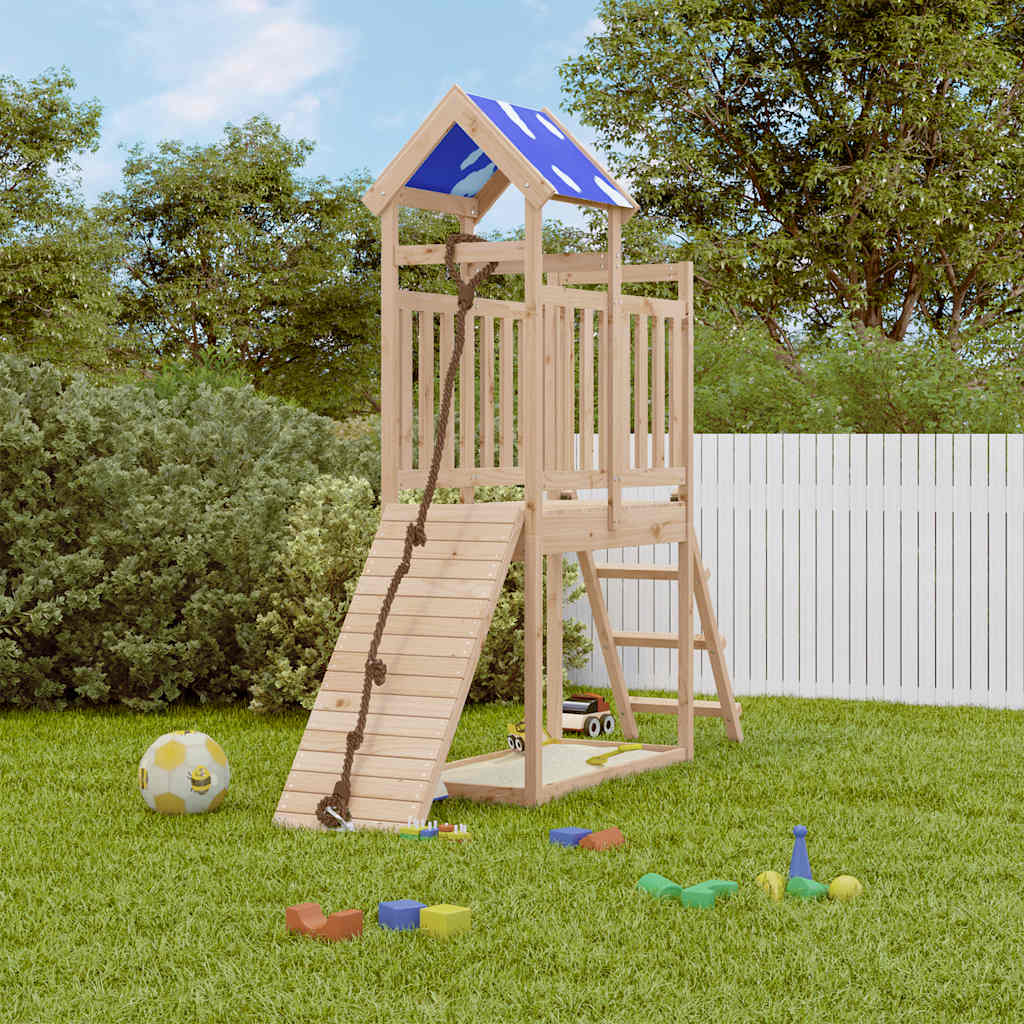 VidaXL Playhouse en bois de pin massif