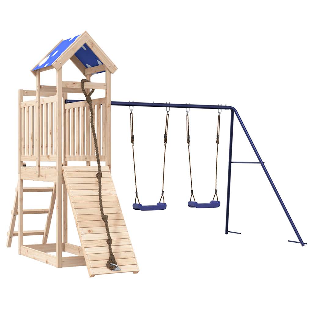 VidaXL Playhouse en bois de pin massif