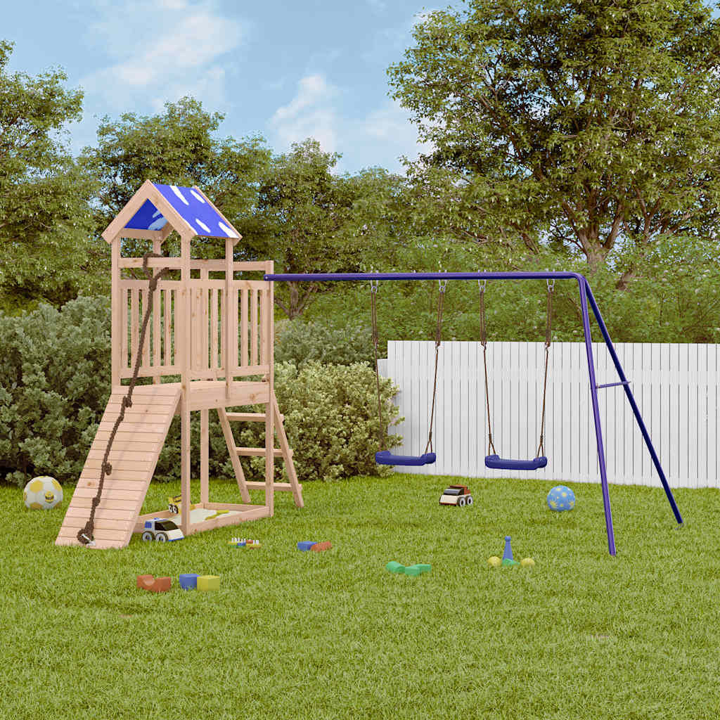 VidaXL Playhouse en bois de pin massif