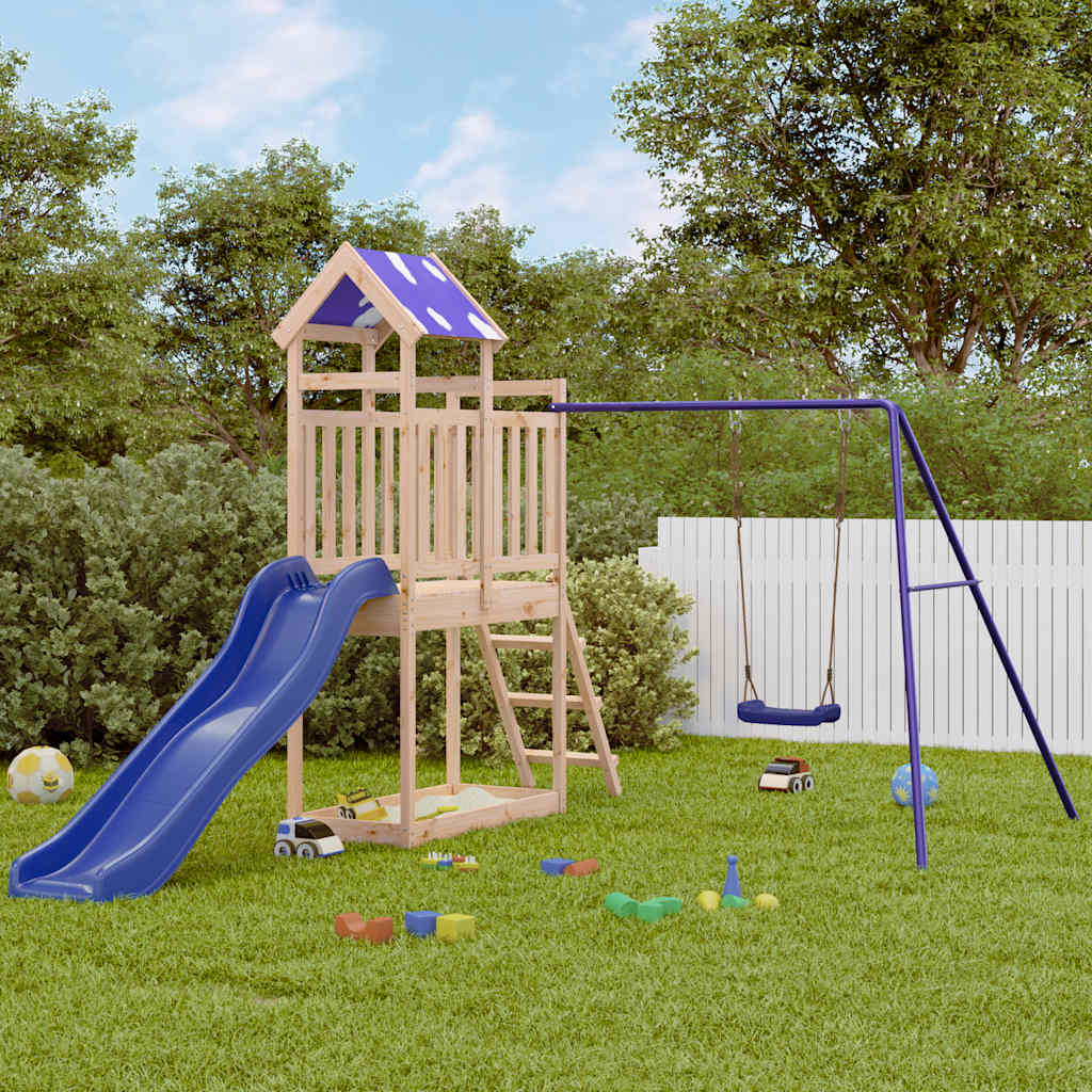 VidaXL Playhouse en bois de pin massif
