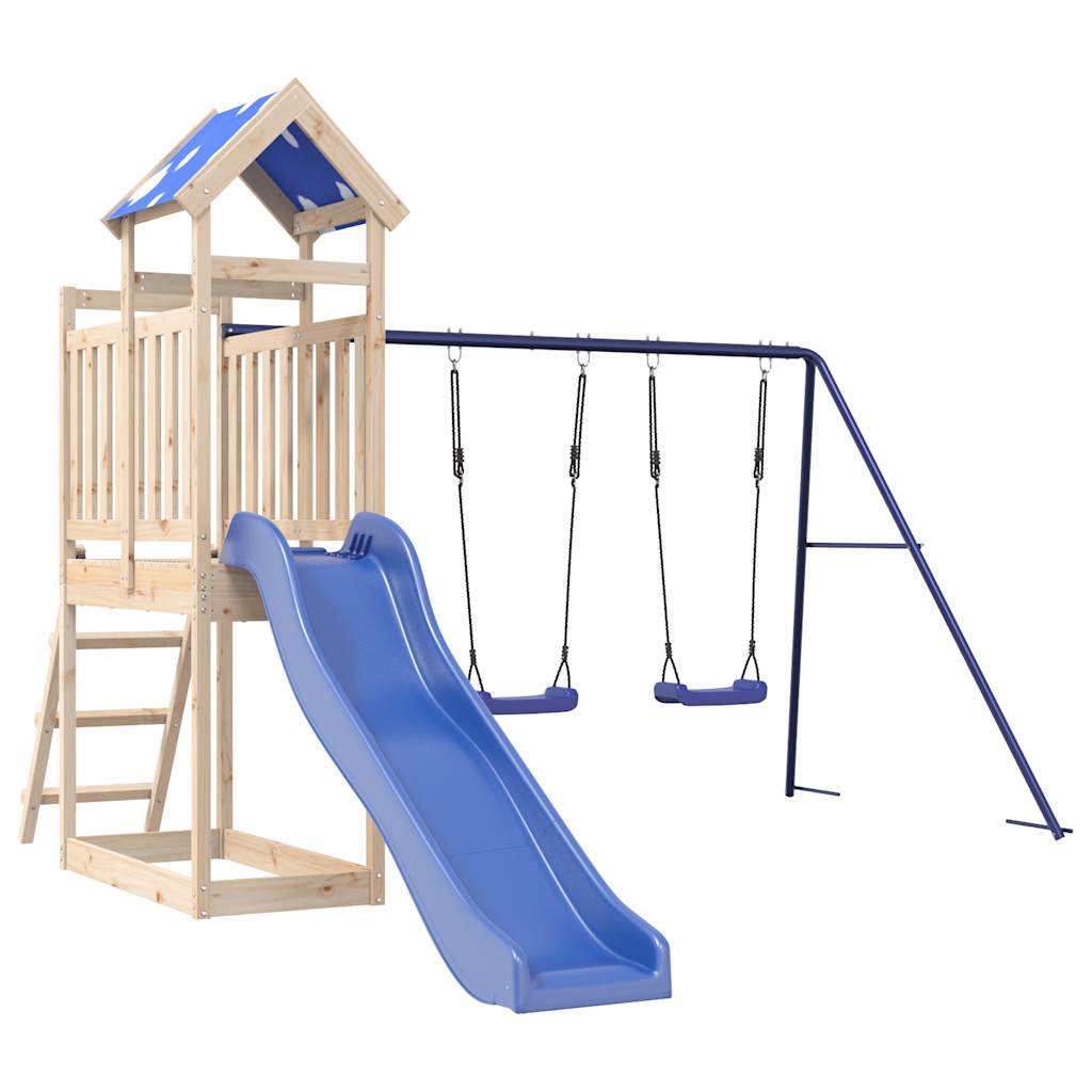 VidaXL Playhouse en bois de pin massif