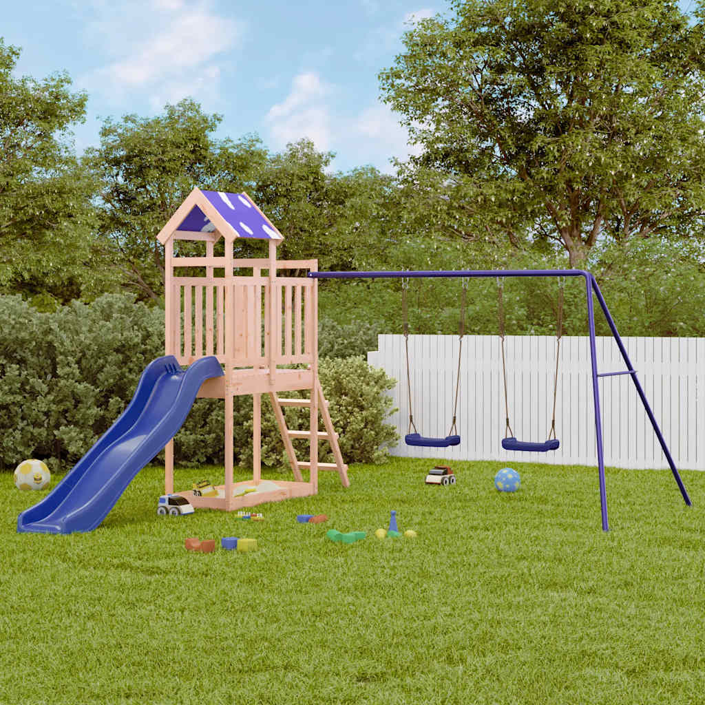 VidaXL Maisonnette en bois de Douglas massif