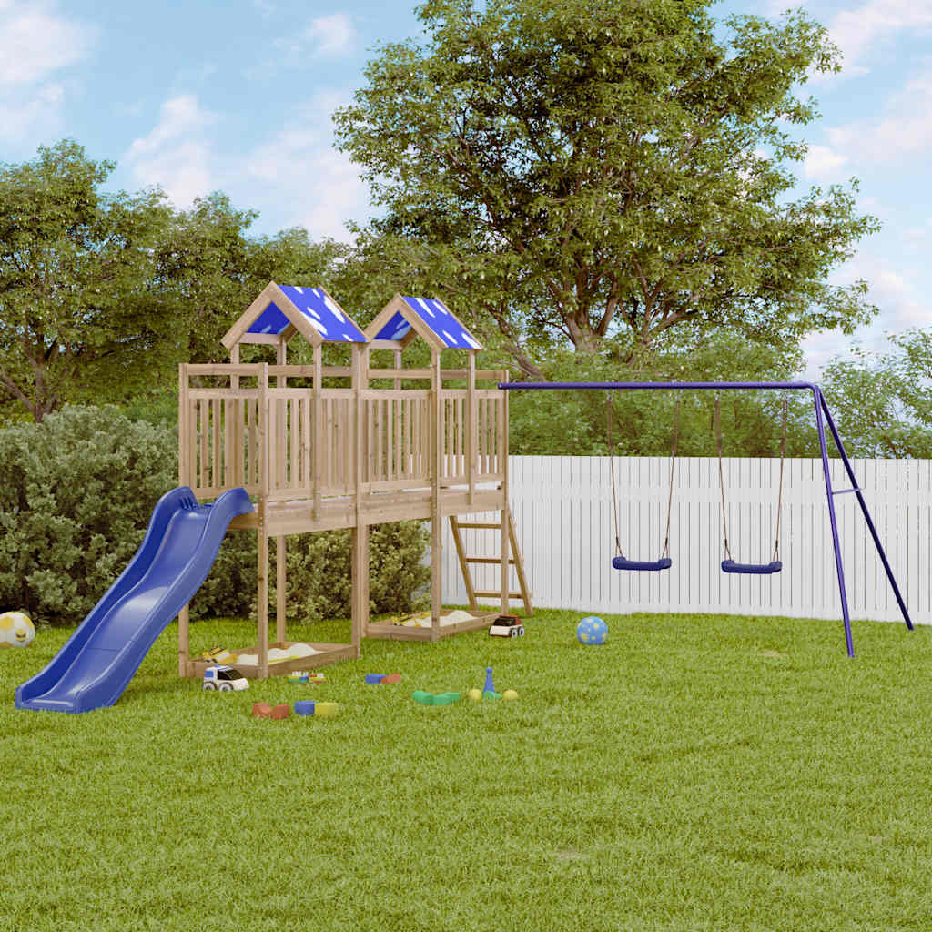 VidaXL Playhouse bois de pin imprégné