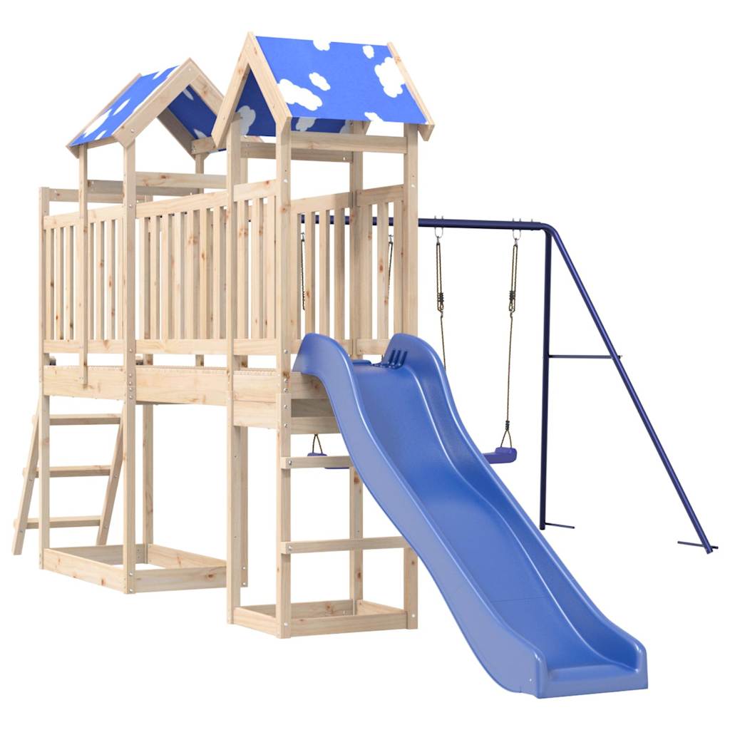 VidaXL Playhouse en bois de pin massif