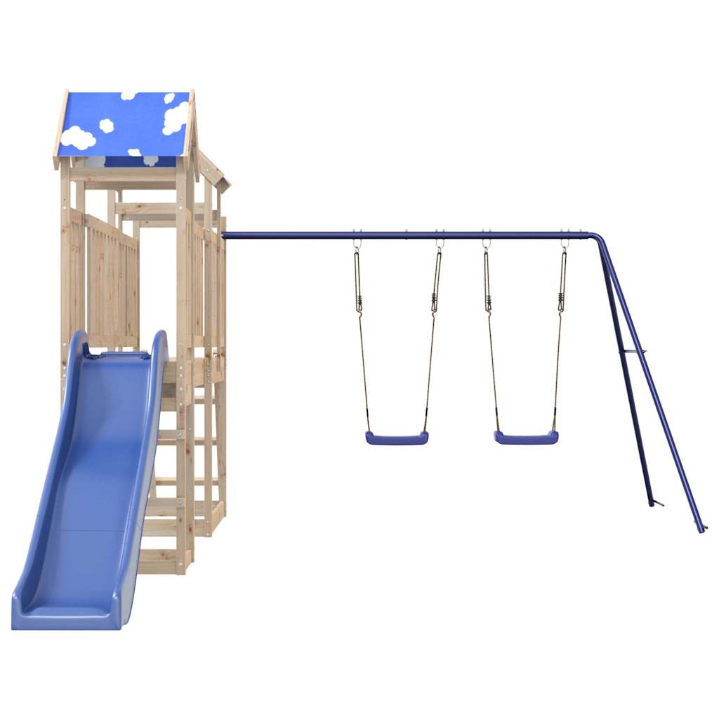 VidaXL Playhouse en bois de pin massif