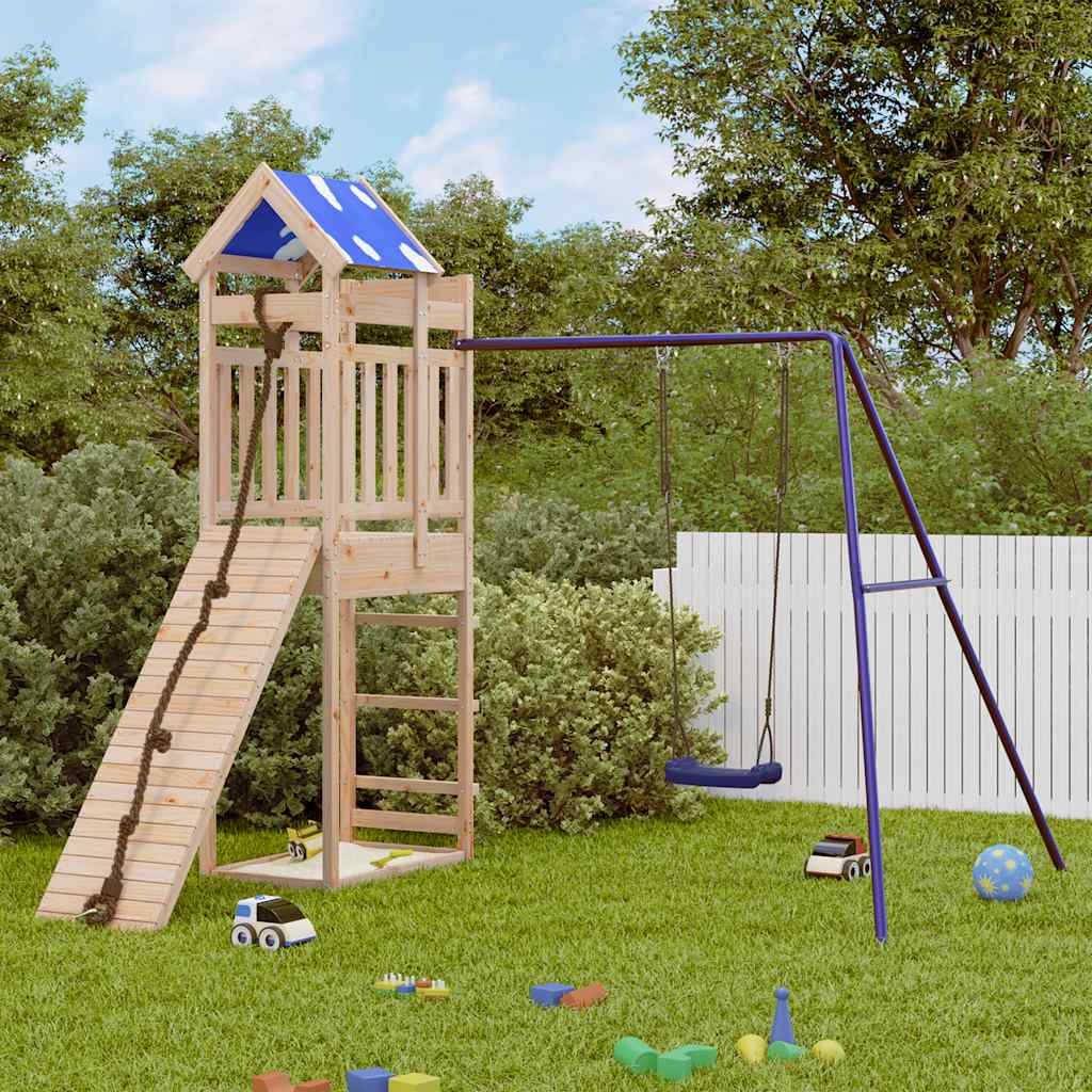 VidaXL Playhouse en bois de pin massif