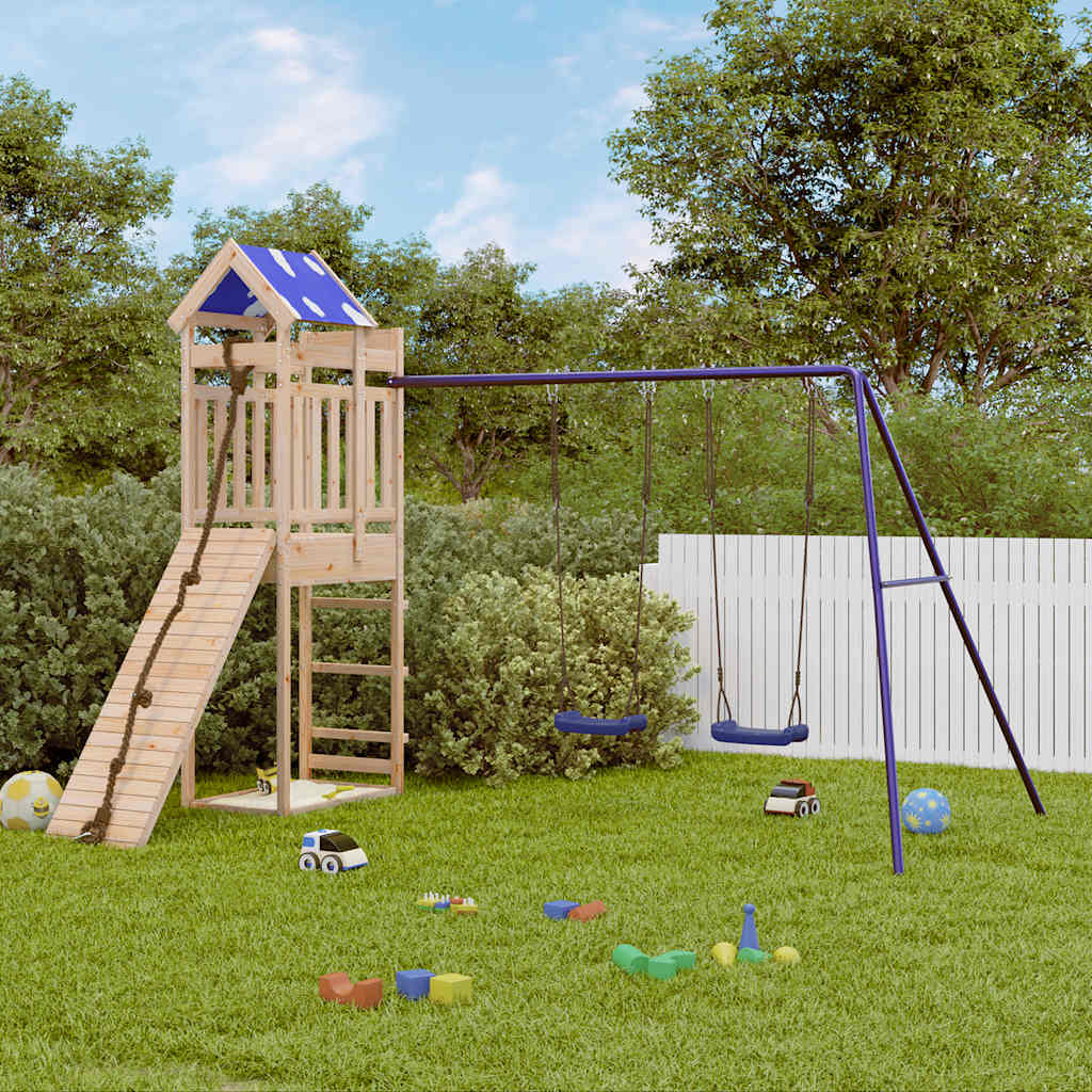 VidaXL Playhouse en bois de pin massif
