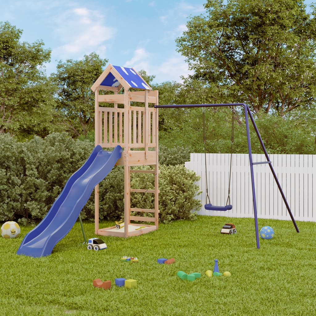 VidaXL Playhouse en bois de pin massif