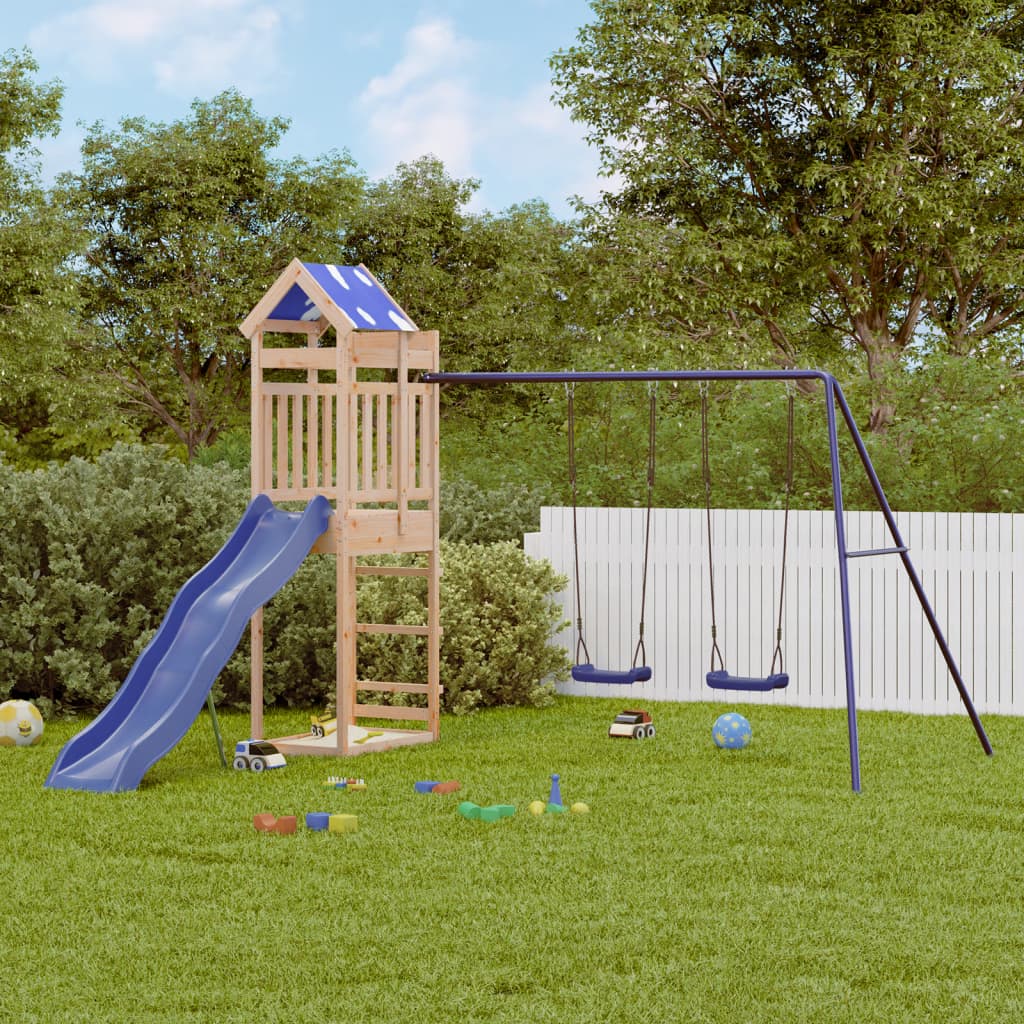 VidaXL Playhouse en bois de pin massif