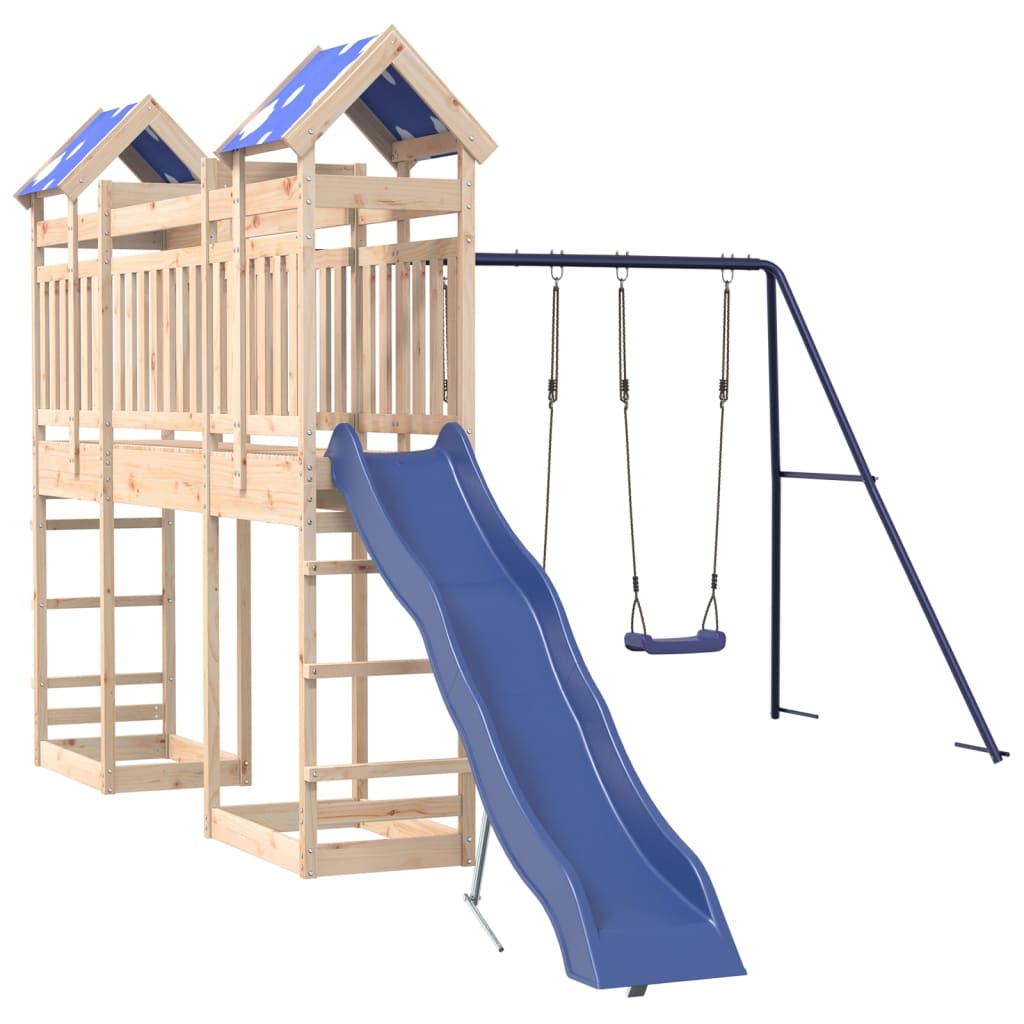 VidaXL Playhouse en bois de pin massif