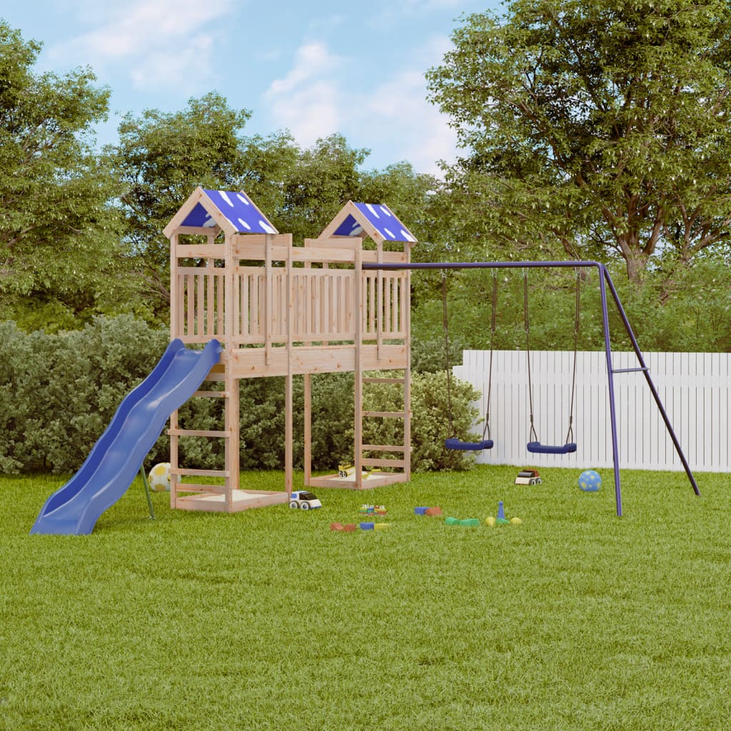 VidaXL Playhouse en bois de pin massif