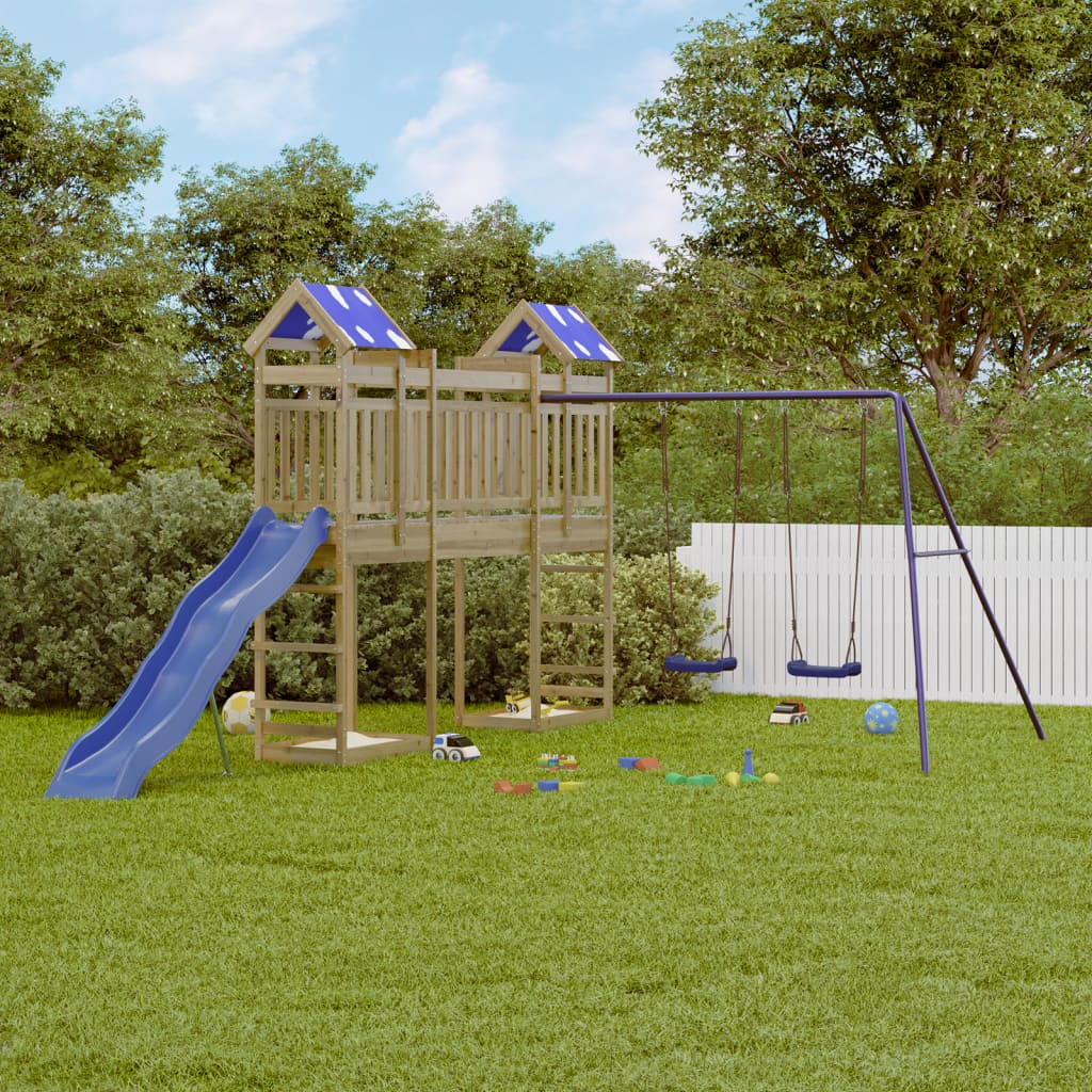 VidaXL Playhouse bois de pin imprégné