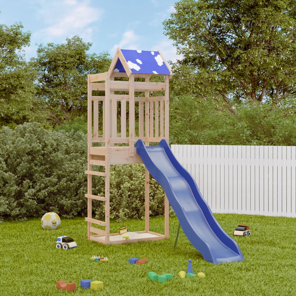 VidaXL Playhouse en bois de pin massif