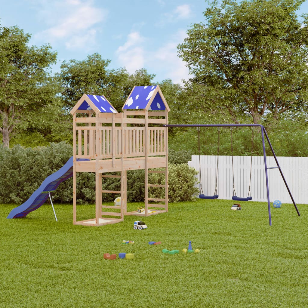 VidaXL Playhouse en bois de pin massif