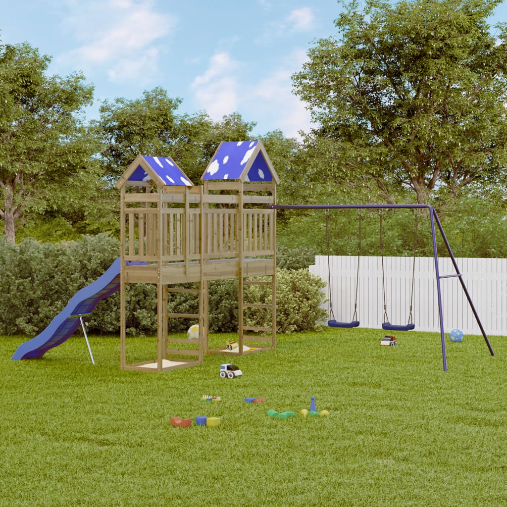 VidaXL Playhouse bois de pin imprégné