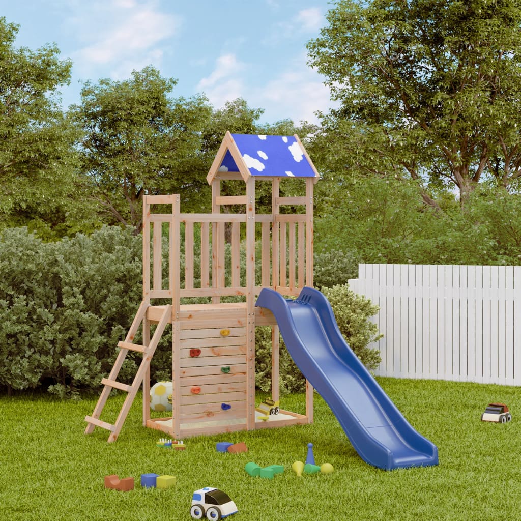 VidaXL Playhouse en bois de pin massif