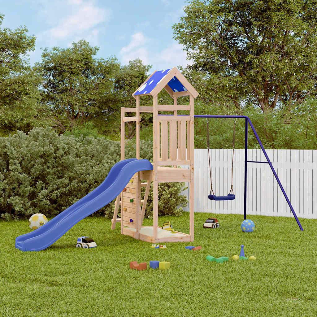 VidaXL Playhouse en bois de pin massif