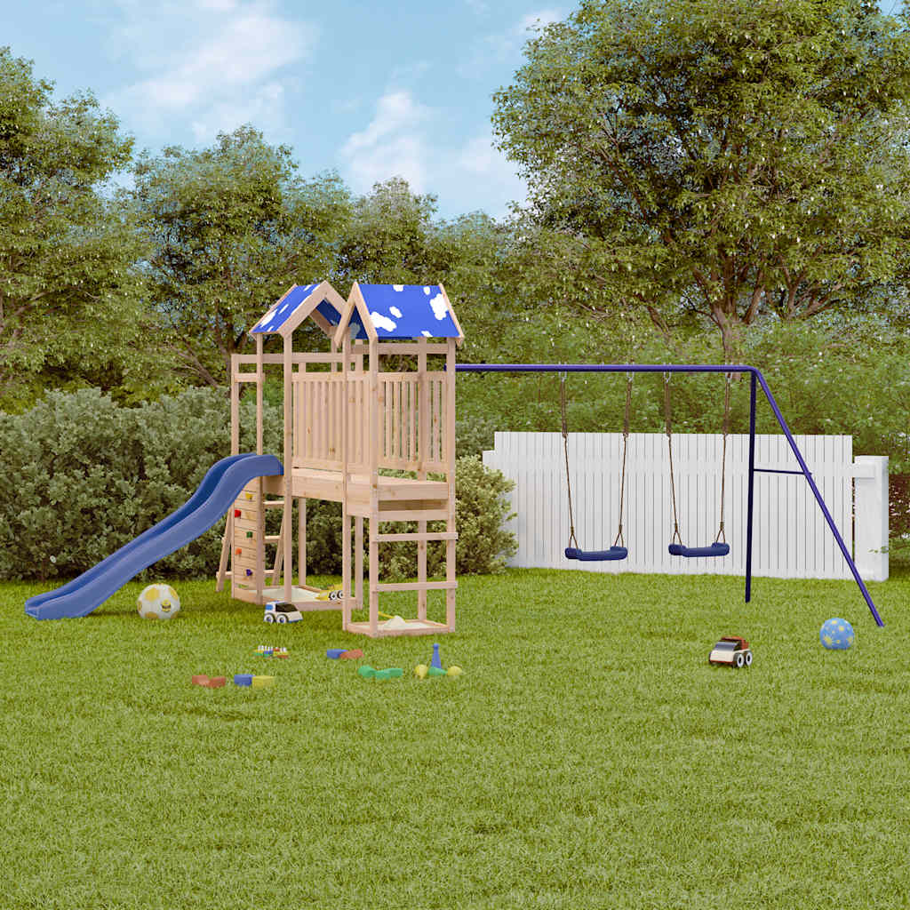 VidaXL Playhouse en bois de pin massif