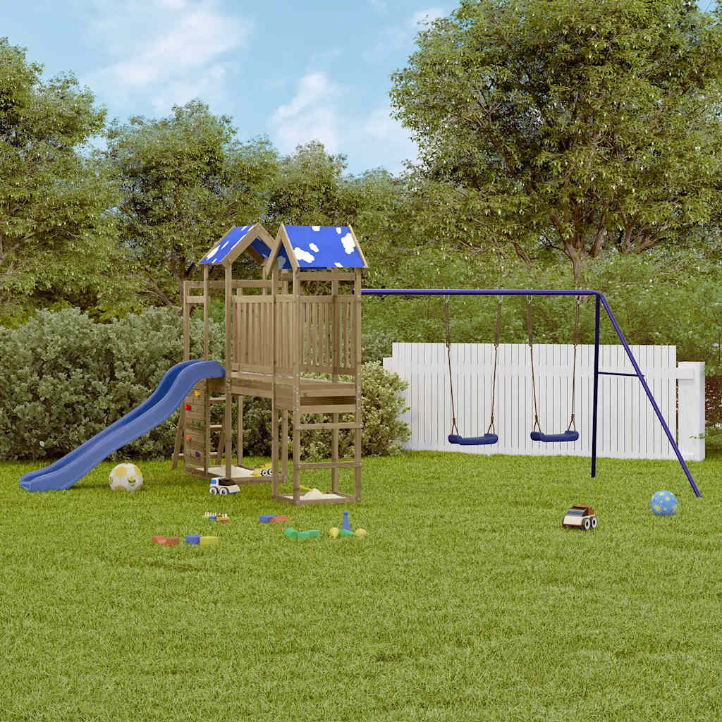 VidaXL Playhouse bois de pin imprégné