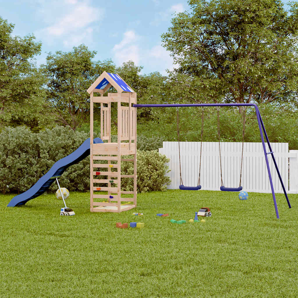 VidaXL Playhouse en bois de pin massif