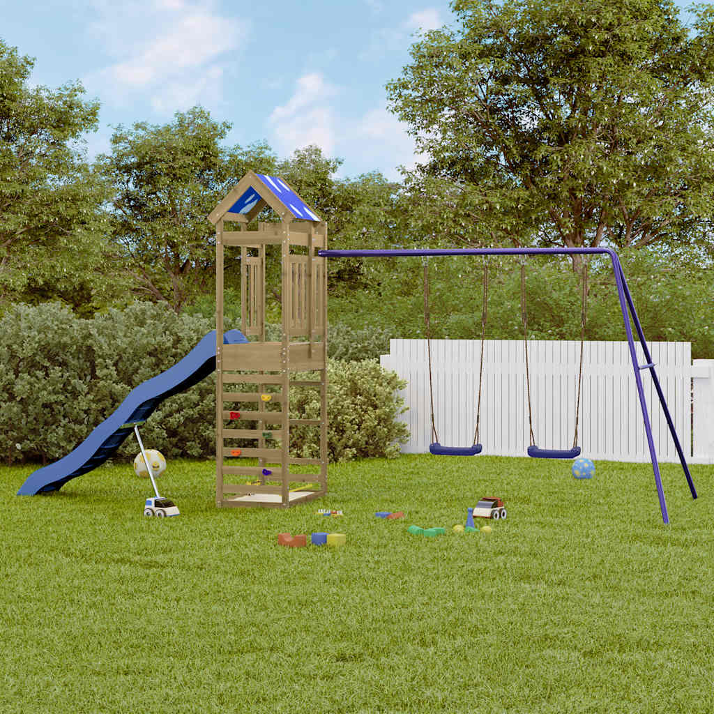 VidaXL Playhouse bois de pin imprégné
