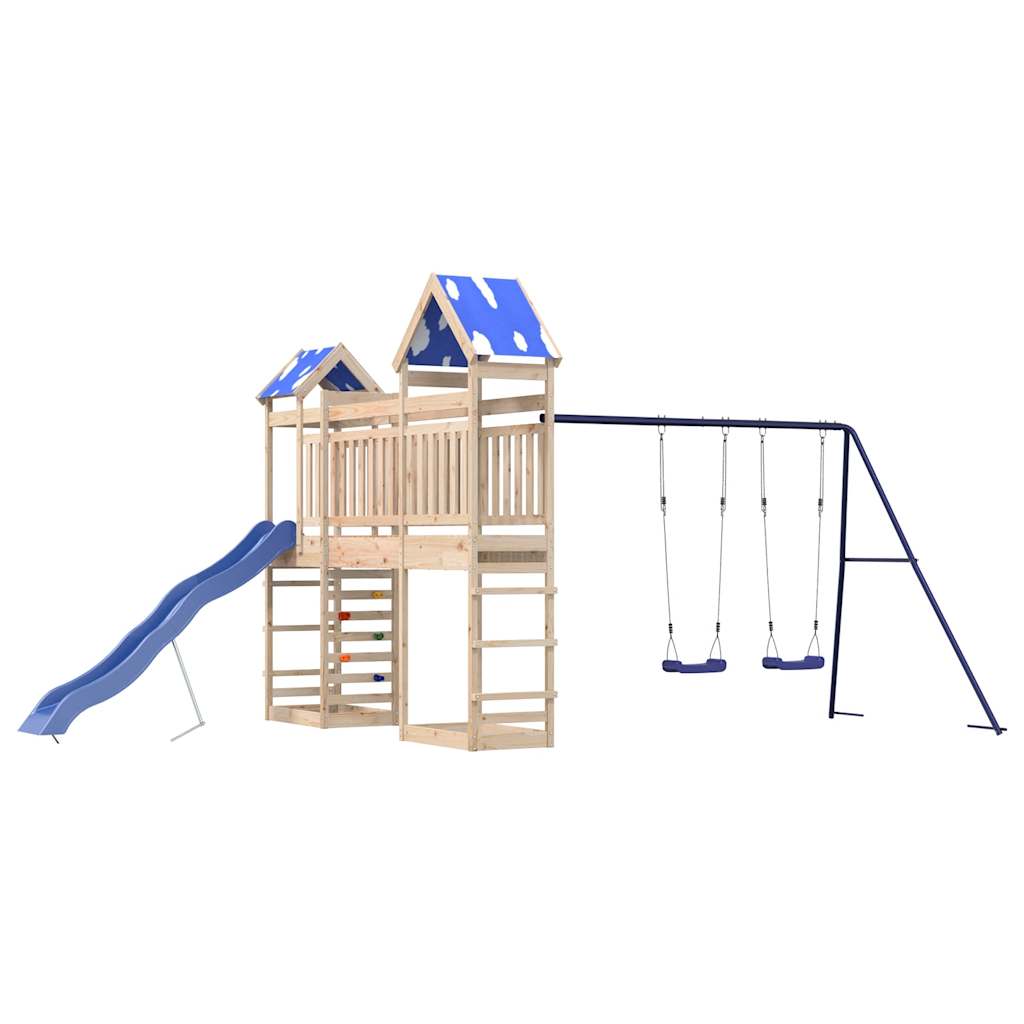 VidaXL Playhouse en bois de pin massif