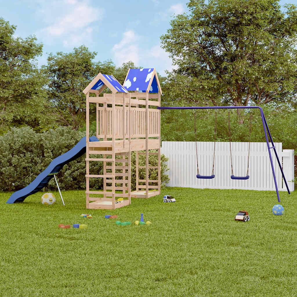 VidaXL Playhouse en bois de pin massif