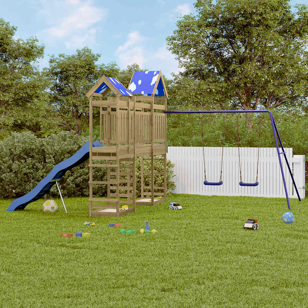 VidaXL Playhouse bois de pin imprégné
