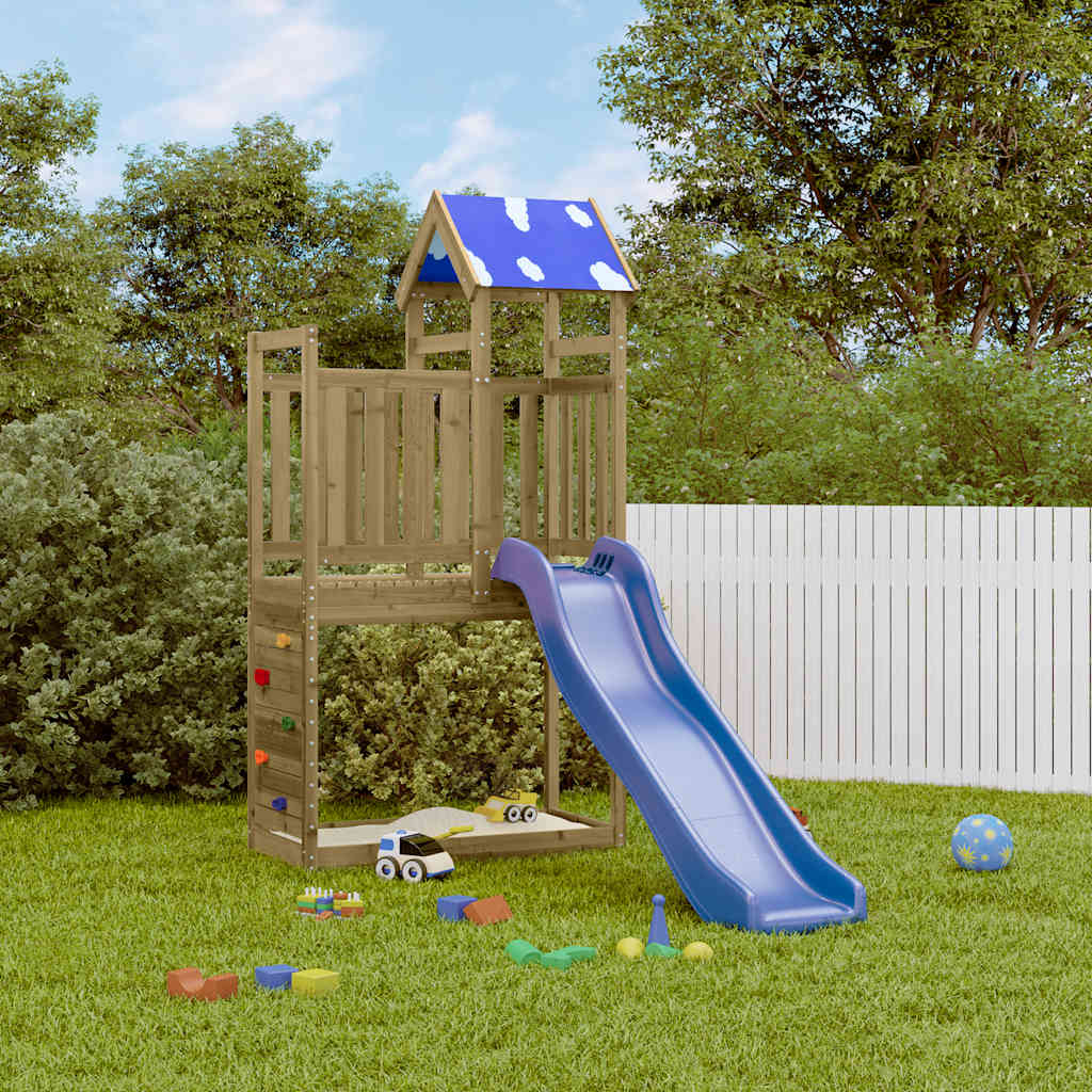 VidaXL Playhouse bois de pin imprégné