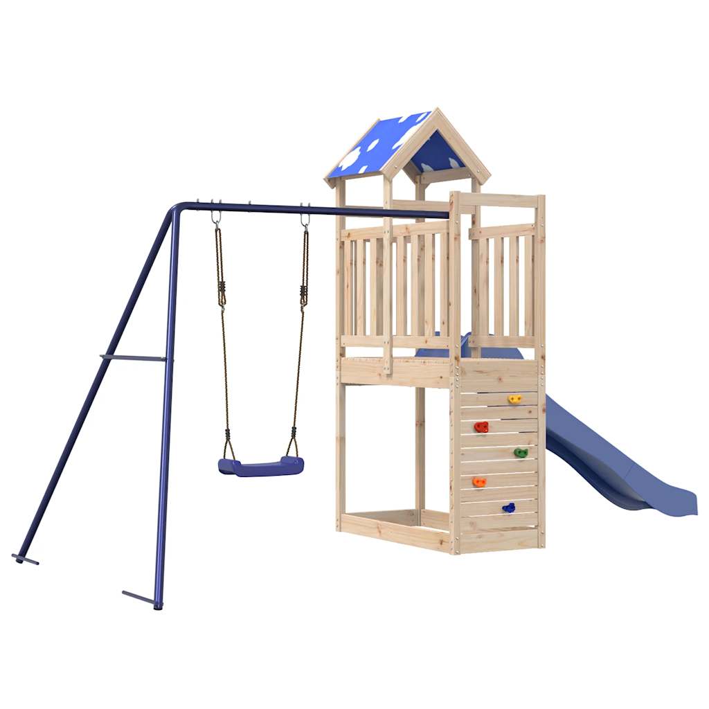 VidaXL Playhouse en bois de pin massif