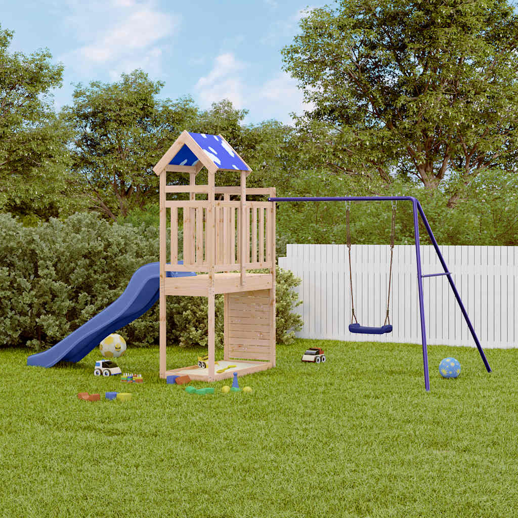 VidaXL Playhouse en bois de pin massif