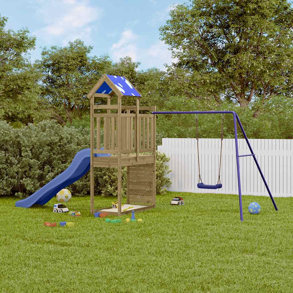 VidaXL Playhouse bois de pin imprégné