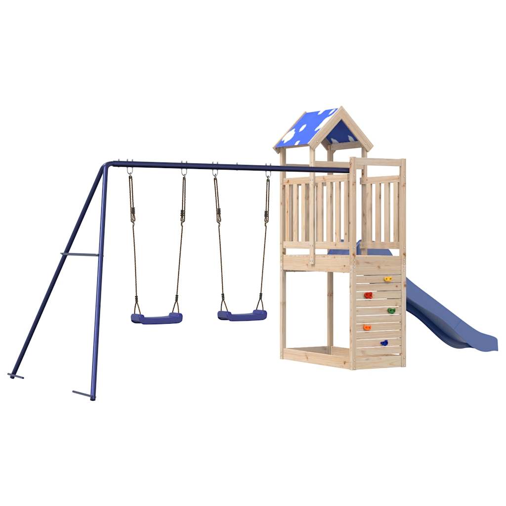 VidaXL Playhouse en bois de pin massif